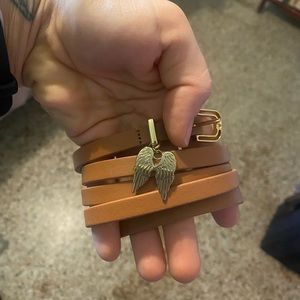 Victoria secrets skinny brown belt